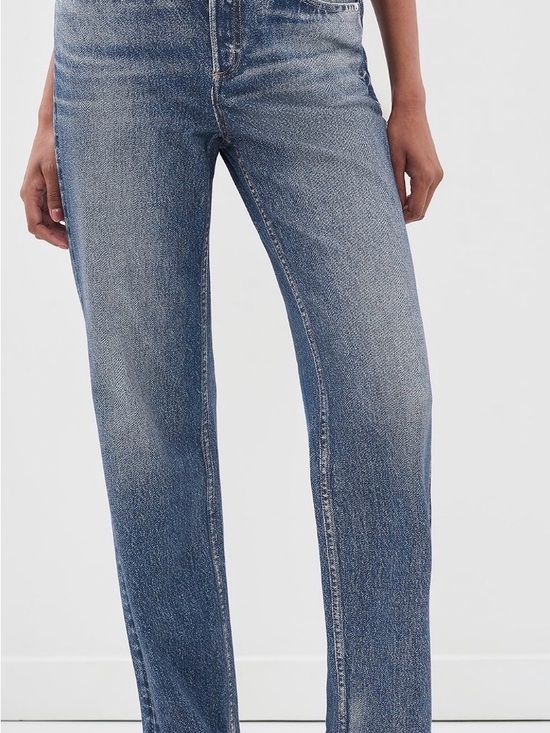 rag & bone Denim - rag & bone Miramar Mid-Rise baggy faux Jeans - Faded Blue Wash
